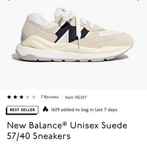 Brand New - New Balance White Sneakers Mens 8/ Womens 9.5